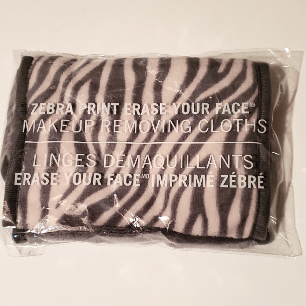 Avon Zebra Print Erase Your Face Makeup Removing Cloths